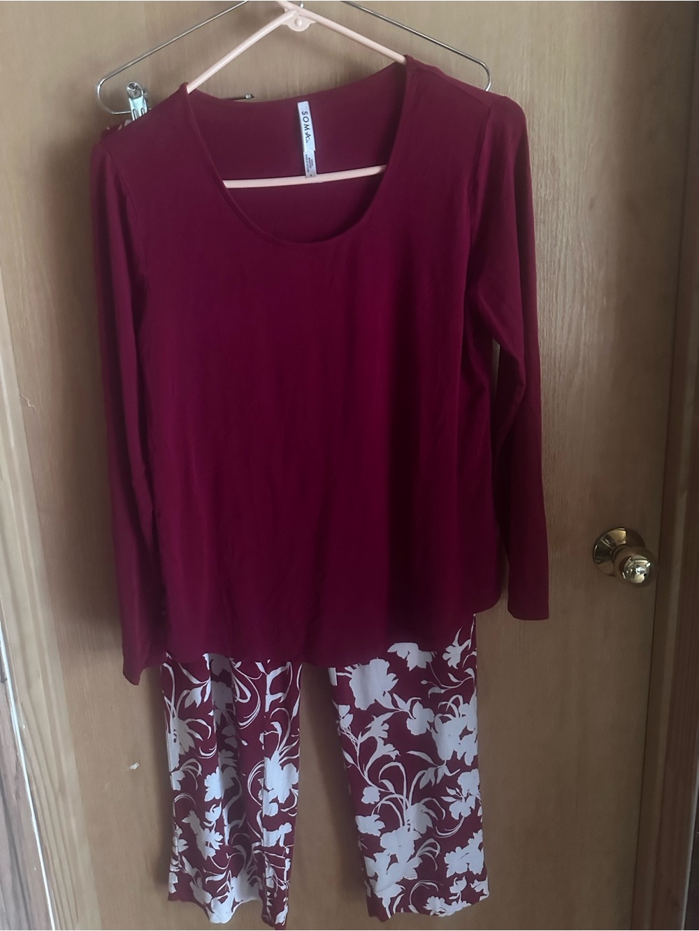 Soma Burgundy pajamas set